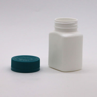 Boîte de stockage de médicaments 95 ml Bouteille en plastique HDPE carré