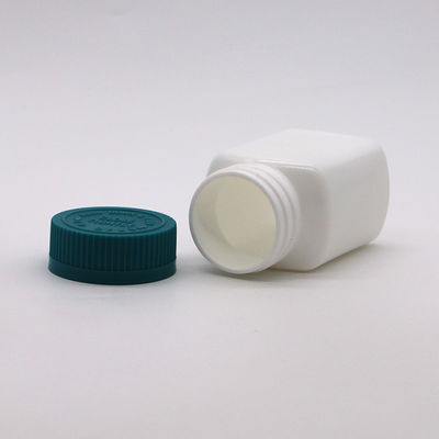 Boîte de stockage de médicaments 95 ml Bouteille en plastique HDPE carré