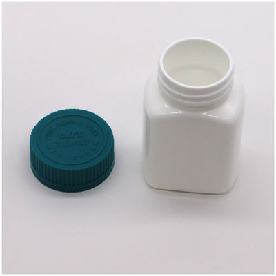 Boîte de stockage de médicaments 95 ml Bouteille en plastique HDPE carré