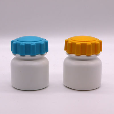 Bouteille en plastique PE de forme ronde de 100 ml pour le stockage de comprimés solides