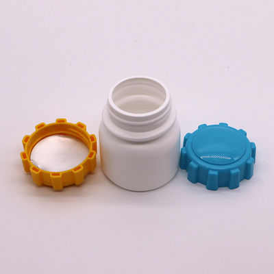 Bouteille en plastique PE de forme ronde de 100 ml pour le stockage de comprimés solides