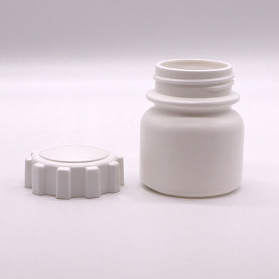 Bouteille en plastique PE de forme ronde de 100 ml pour le stockage de comprimés solides