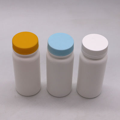 Matériau du collier HDPE 120 ml Bouteille en plastique blanc pour pilule Capsule de vitamine 120CC vide