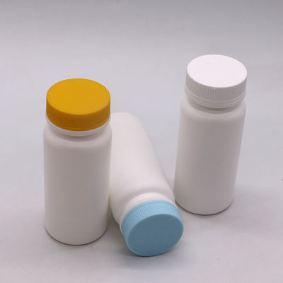 Matériau du collier HDPE 120 ml Bouteille en plastique blanc pour pilule Capsule de vitamine 120CC vide