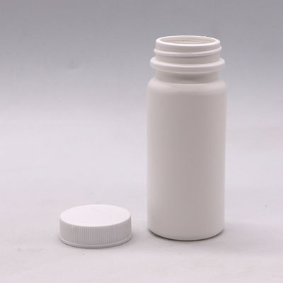 Matériau du collier HDPE 120 ml Bouteille en plastique blanc pour pilule Capsule de vitamine 120CC vide