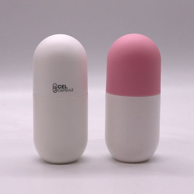 Bouteille en plastique en forme de capsule en HDPE de 130 ml pour supplément alimentaire
