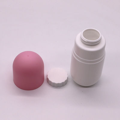 Bouteille en plastique en forme de capsule en HDPE de 130 ml pour supplément alimentaire