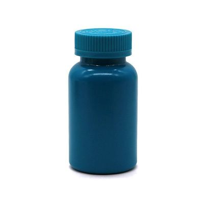 Couleurs personnalisables 150 ml HDPE bouteille en plastique capsule pilule avec joint thermique et bouchons