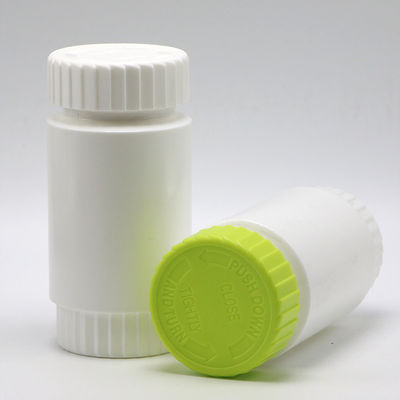 HDPE 175mL Bouteille en plastique en PE de forme ronde pour le stockage de suppléments de médicaments