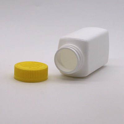 6OZ 180ml HDPE en forme carrée Comprimé Tablette Bouteille de médicament pour médecine Nutrition alimentaire