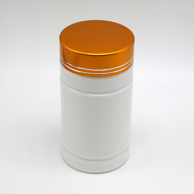 Pharmacie Bouteilles en plastique HDPE de 200 ml avec bouchon à vis et forme cylindrique droite