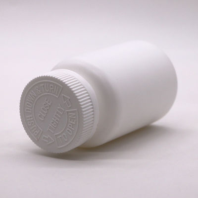 Bouteille HDPE à bouchon à vis pour le stockage sécurisé des pilules et des capsules médicinales