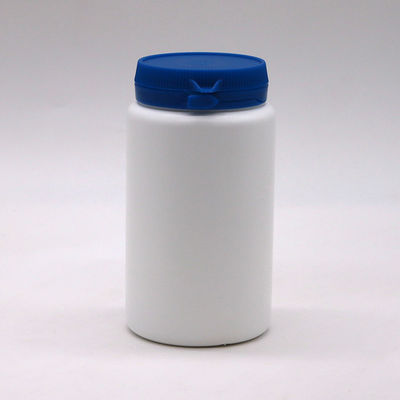 250 ml Bouteille ronde en plastique HDPE pour supplément capsule déchirant le capuchon inclus
