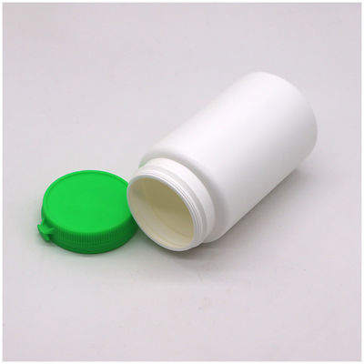 250 ml Bouteille ronde en plastique HDPE pour supplément capsule déchirant le capuchon inclus