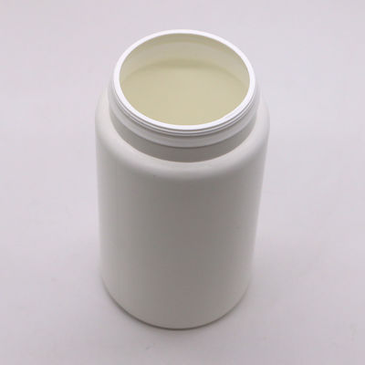 250 ml Bouteille ronde en plastique HDPE pour supplément capsule déchirant le capuchon inclus