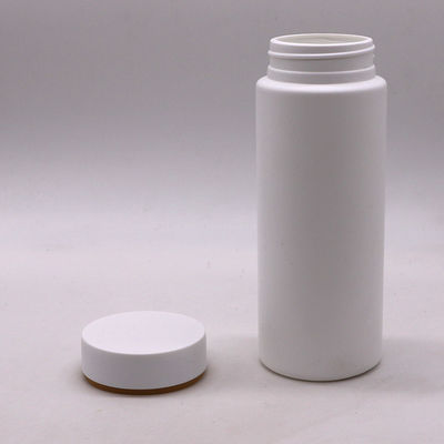 Médecine 250 ml HDPE bouteille de pilule en plastique avec deux couches de couleur personnalisée capuchons HDPE