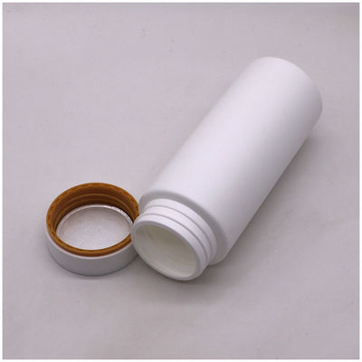 Médecine 250 ml HDPE bouteille de pilule en plastique avec deux couches de couleur personnalisée capuchons HDPE