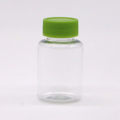 Bouteille en plastique PET transparente de 25 ml pour le stockage des comprimés de médicaments en toute sécurité