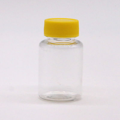 Bouteille en plastique PET transparente de 25 ml pour le stockage des comprimés de médicaments en toute sécurité