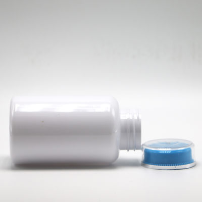 Bouteille de pilules en plastique PET personnalisée de 200 ml avec capuchon à vis pour pilule en poudre en capsule
