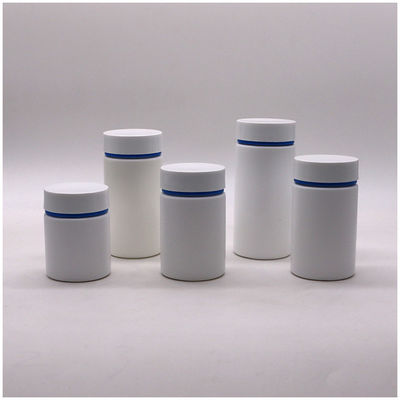 Bouteille de pilule en plastique HDPE à vis de 175 ml pour pilule Deux couches de couleur personnalisée