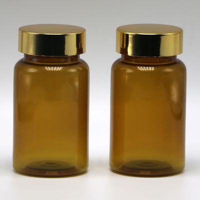 Bouteille de comprimés en plastique PET personnalisée de forme ronde de 100 ml/3,4 oz pour le stockage des médicaments