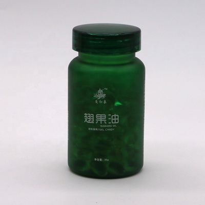 Bouteille de comprimés en plastique PET personnalisée de forme ronde de 100 ml/3,4 oz pour le stockage des médicaments